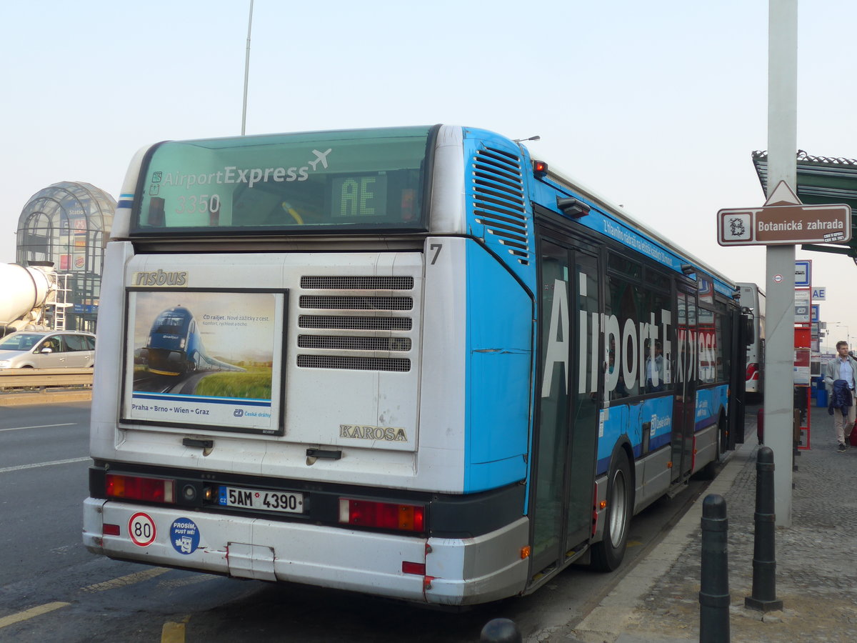 (198'376) - DPP Praha - Nr. 3350/5AM 4390 - Renault-Karosa am 18. Oktober 2018 in Praha, Hlavn� N�draz�
