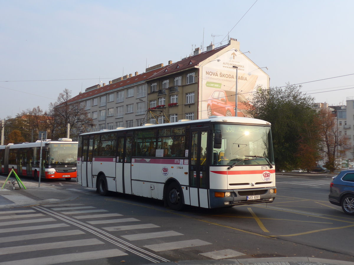 (198'484) - CSAD Kladno - Nr. 8776/4S3 8397 - Karosa am 19. Oktober 2018 in Praha, Dejvick�