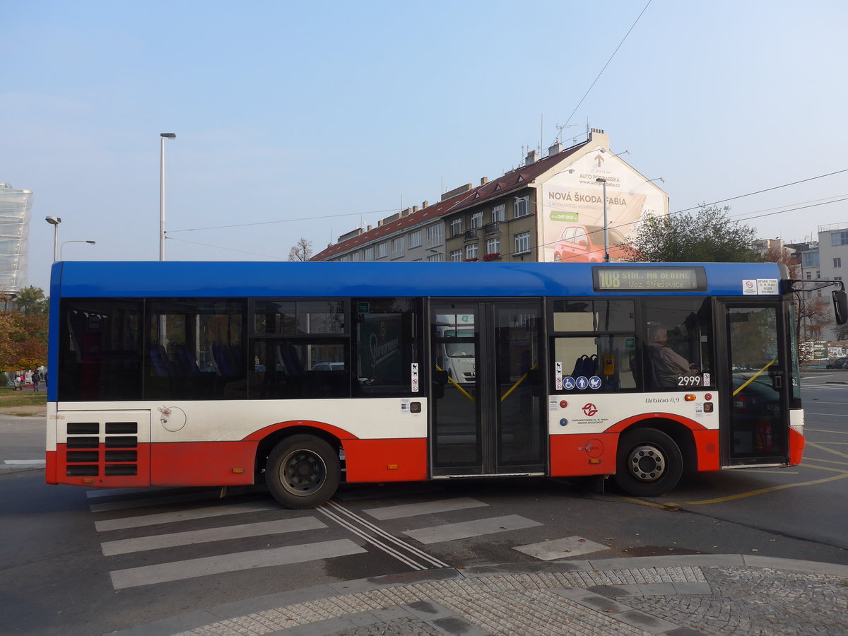 (198'497) - DPP Praha - Nr. 2999/8T2 2594 - Solaris am 19. Oktober 2018 in Praha, Dejvick�