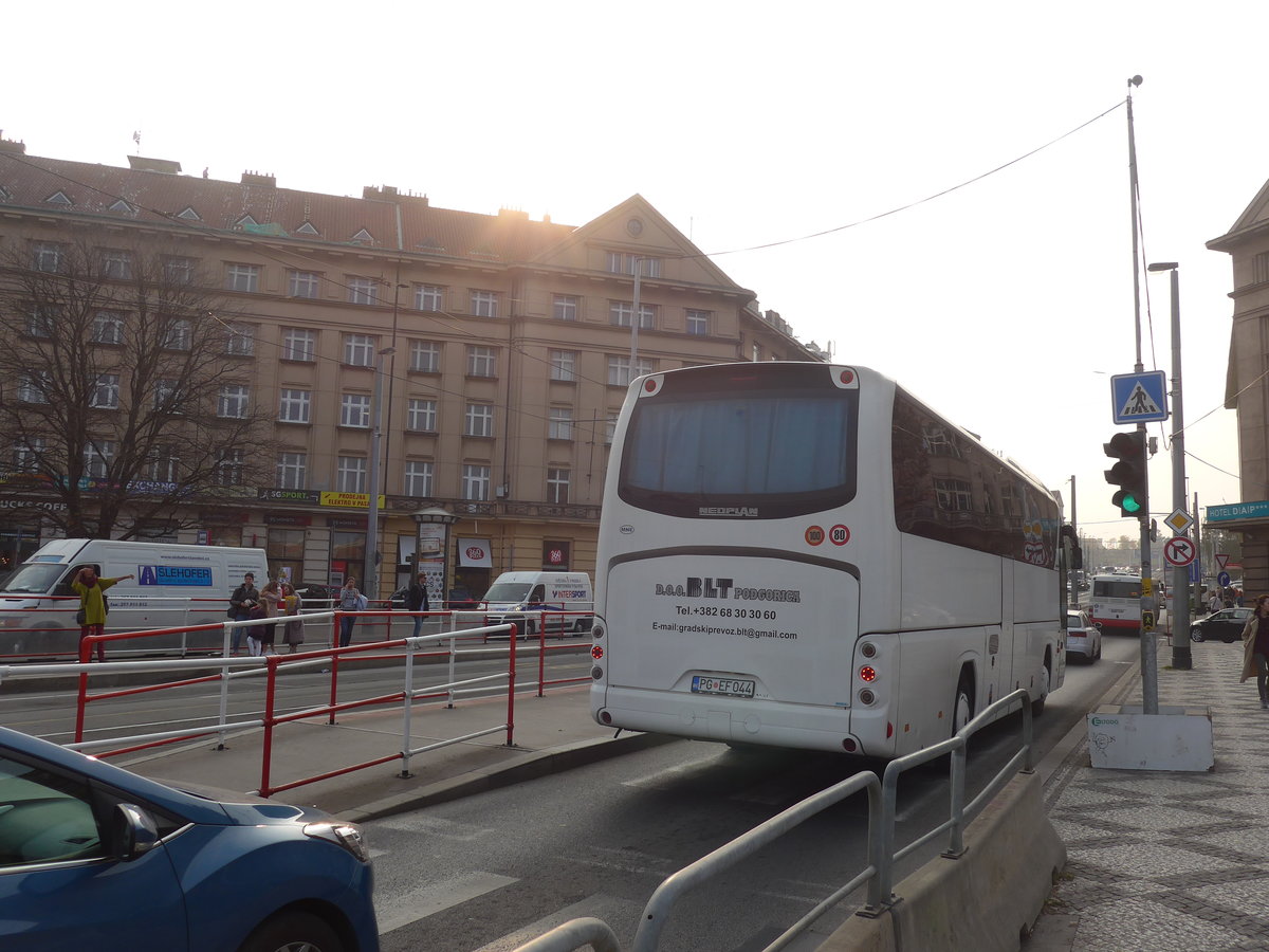 (198'517) - Aus Monte Negro: BLT Podcorica - PG-EF 044 - Neoplan am 19. Oktober 2018 in Praha, Dejvick�
