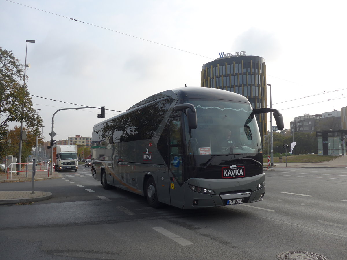 (198'546) - Kavka, Most - 99K 99'999 - Neoplan am 19. Oktober 2018 in Praha, N�draz� Veleslav�n