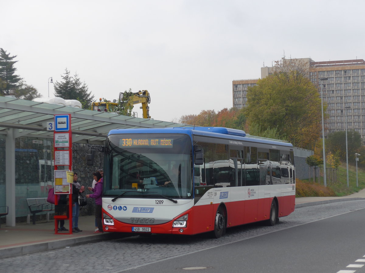 (198'554) - Lamer, Kladno - Nr. 1289/4SB 9922 - Iveco am 19. Oktober 2018 in Praha, N�draz� Veleslav�n
