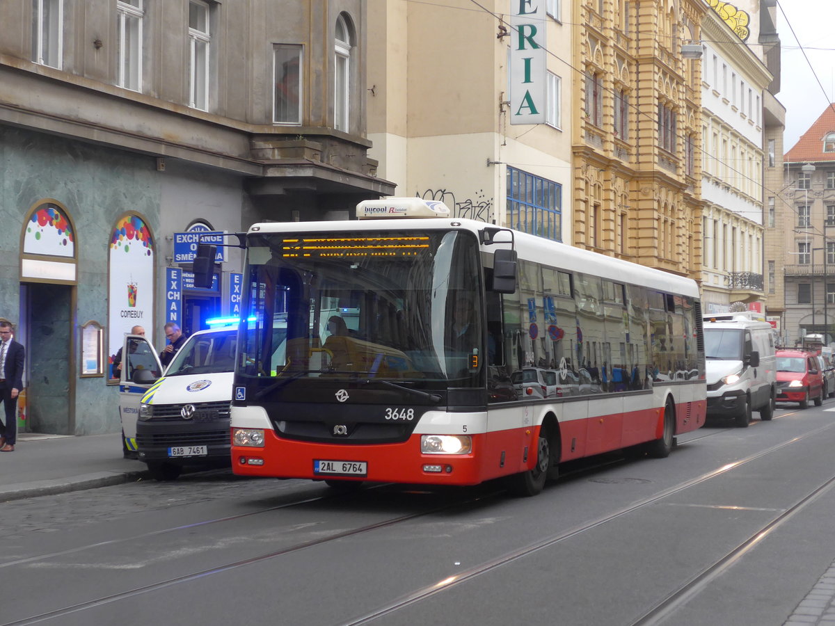 (198'668) - DPP Praha - Nr. 3648/2AL 6764 - SOR am 19. Oktober 2018 in Praha, Jindrissk�