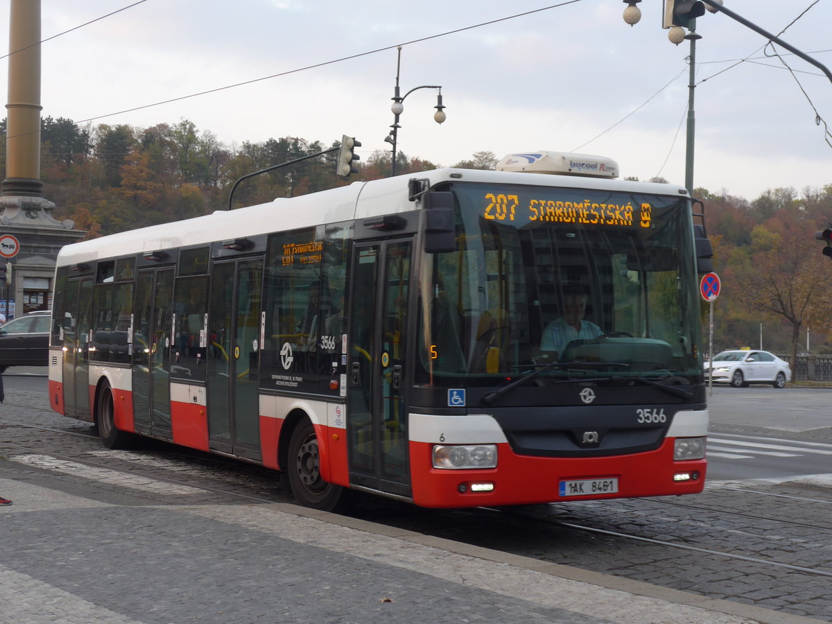 (198'763) - DPP Praha - Nr. 3566/1AK 8461 - SOR am 19. Oktober 2018 in Praha, Pr�vnick� Fakulta