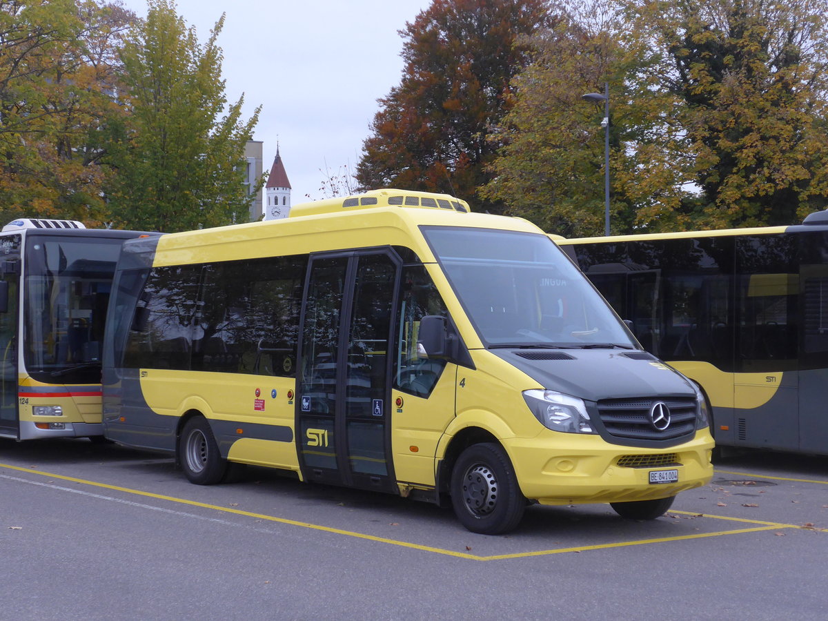 (199'172) - STI Thun - Nr. 4/BE 841'004 - Mercedes am 29. Oktober 2018 bei der Schiffl�ndte Thun