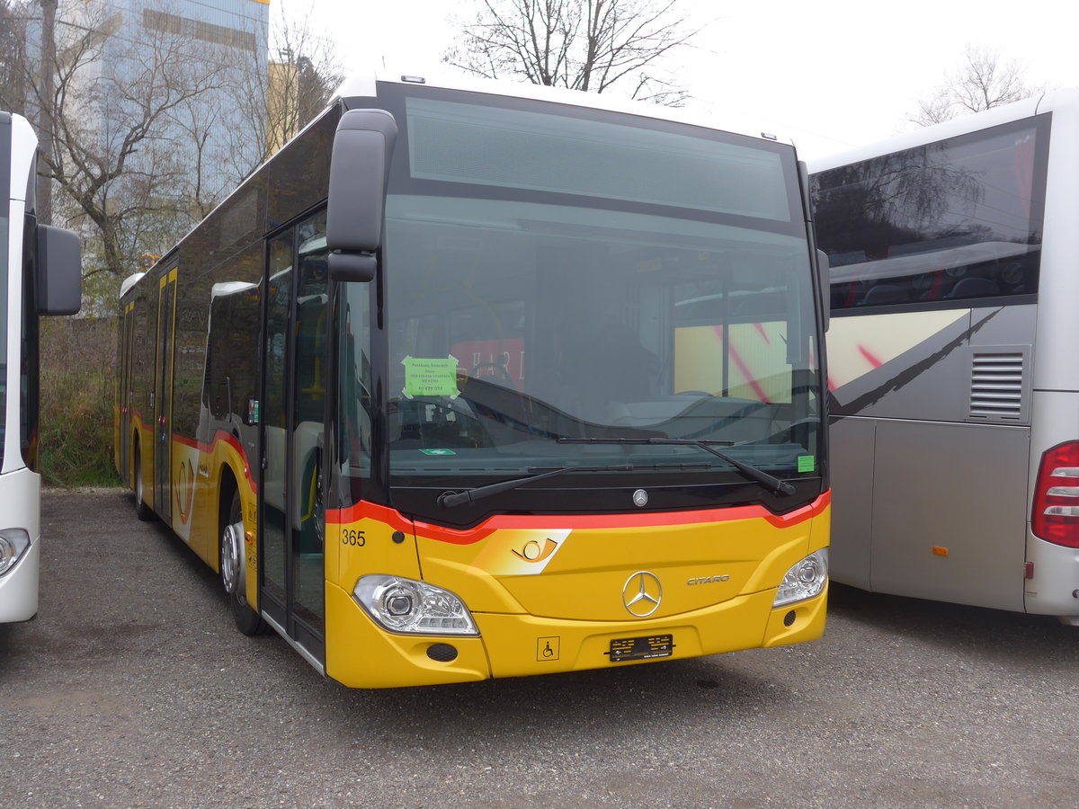 (199'409) - PostAuto Z�rich - Nr. 365 - Mercedes am 18. November 2018 in Kloten, EvoBus