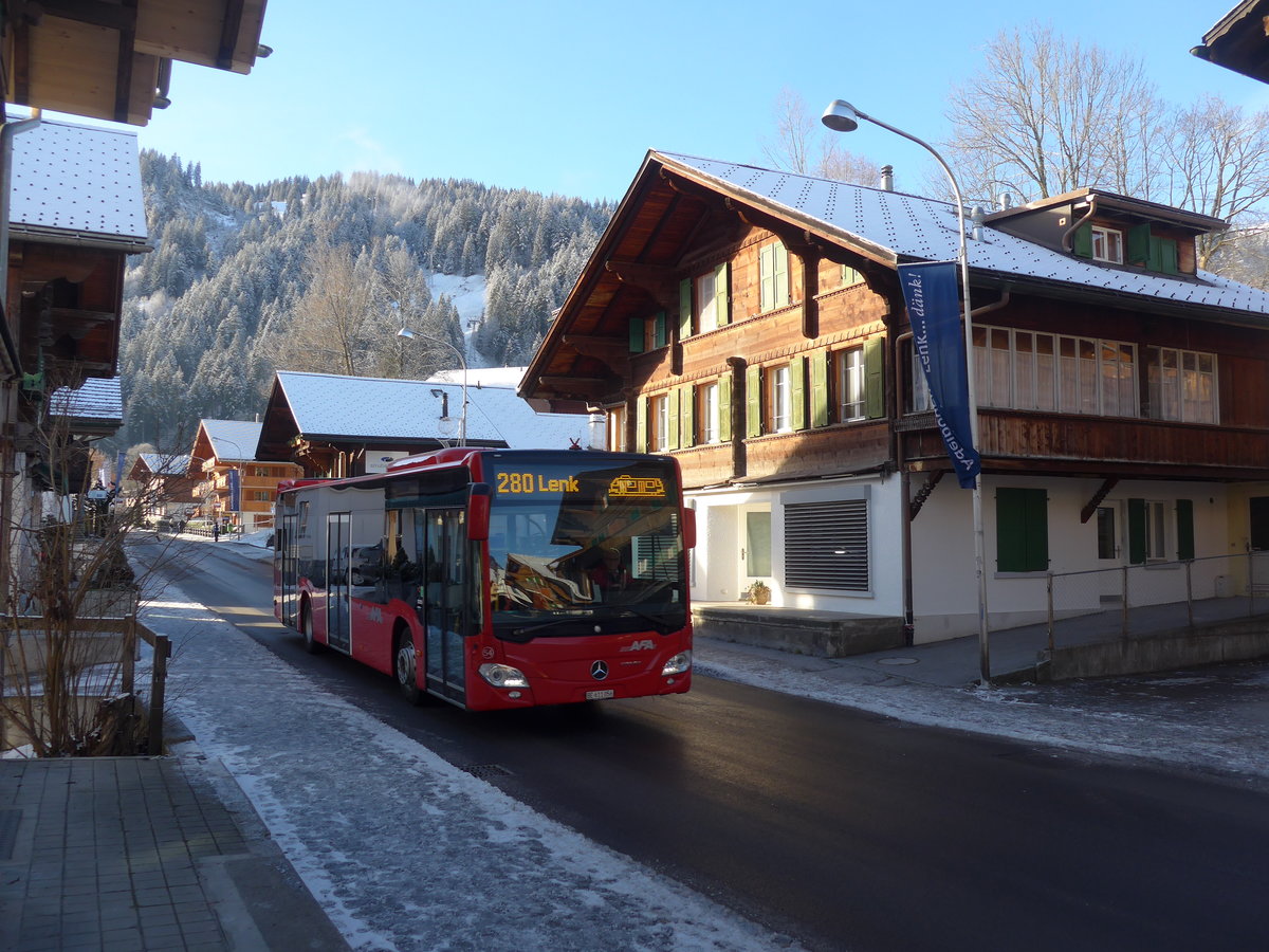 (200'203) - AFA Adelboden - Nr. 54/BE 611'056 - Mercedes am 25. Dezember 2018 in Lenk, Badg�ssli
