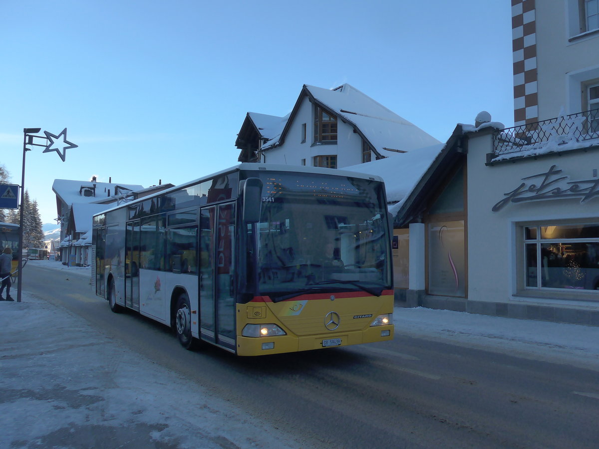 (200'262) - Bossi&Hemmi, Tiefencastel - GR 59'439 - Mercedes (ex PostAuto Graub�nden; ex Vigt, Klosters Nr. 7) am 26. Dezember 2018 in Lenzerheide, Post