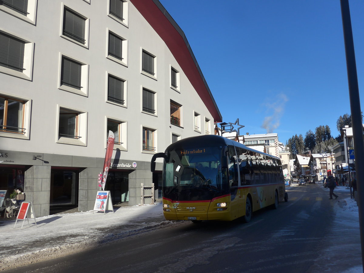 (200'272) - PostAuto Graub�nden - GR 162'982 - MAN am 26. Dezember 2018 in Lenzerheide, Post
