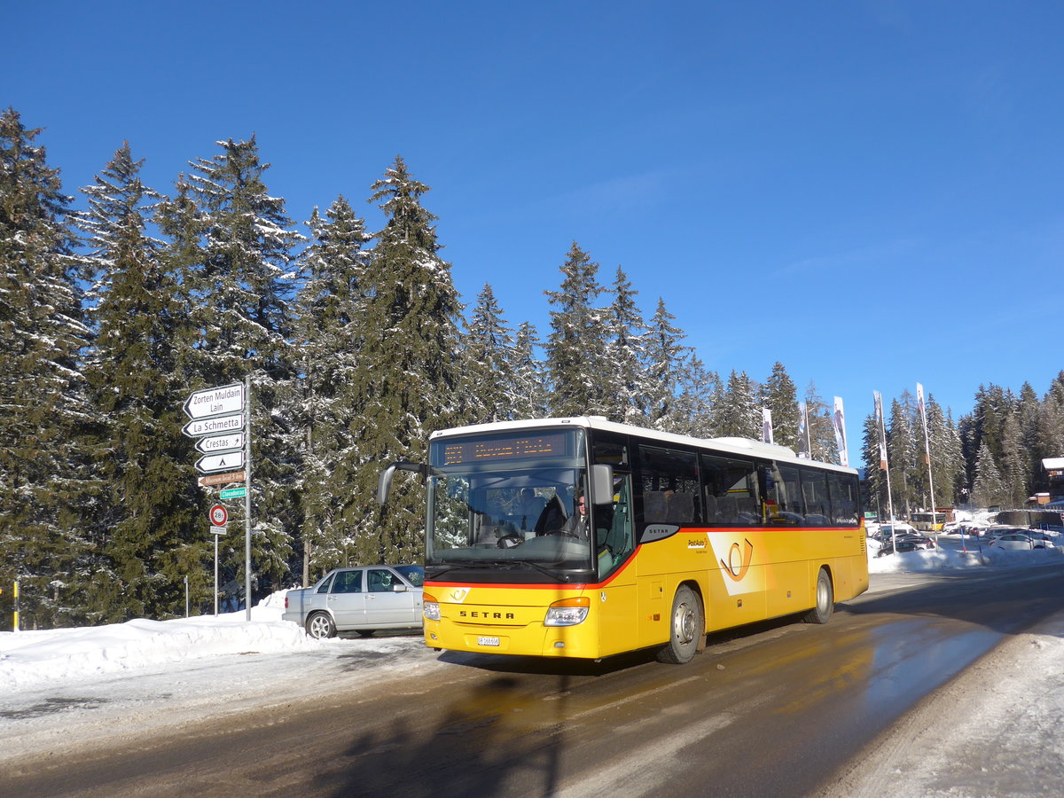 (200'284) - PostAuto Graub�nden - GR 168'606 - Setra am 26. Dezember 2018 in Lenzerheide, Clavadoiras