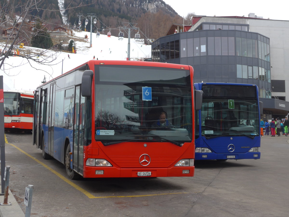 (200'357) - Lathion, Sion - Nr. 5/VS 24'726 - Mercedes (ex Chrisma, St. Moritz Nr. 1) am 30. Dezember 2018 in Haute-Nendaz, T�l�cabine