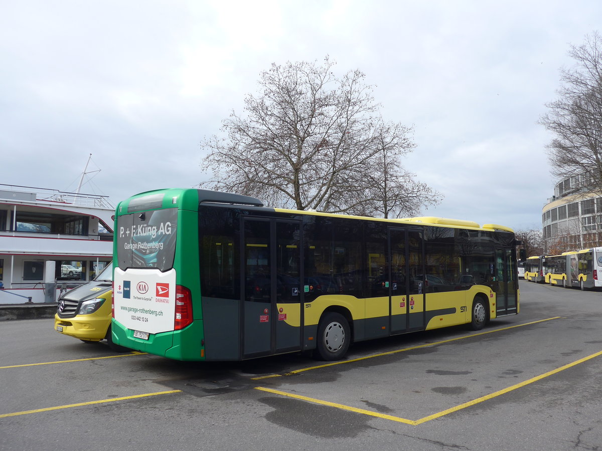 (200'466) - STI Thun - Nr. 177/BE 752'177 - Mercedes am 31. Dezember 2018 bei der Schiffl�ndte Thun