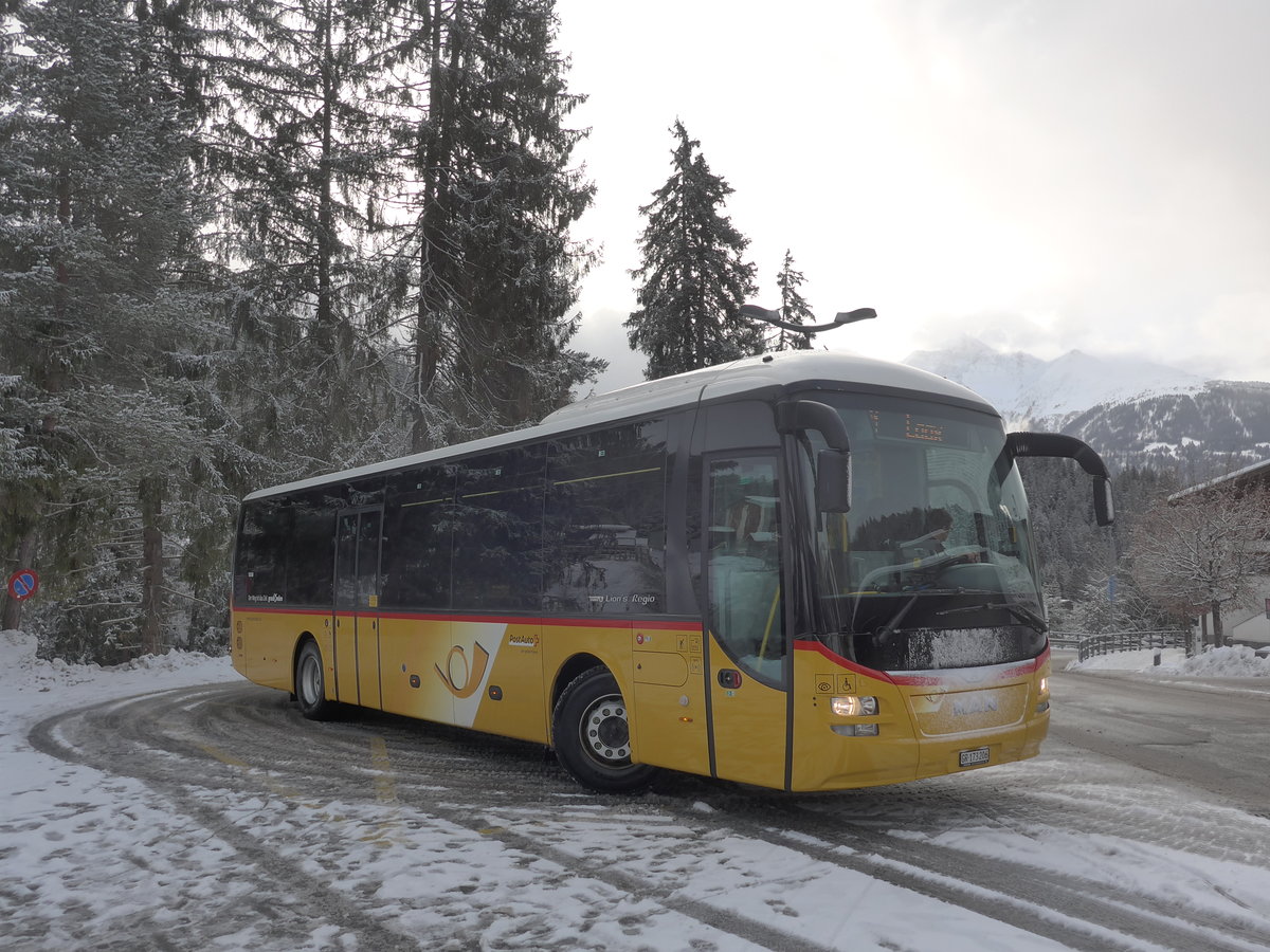 (200'558) - PostAuto Graub�nden - GR 173'206 - MAN am 2. Januar 2019 in Laax, Bergbahnen