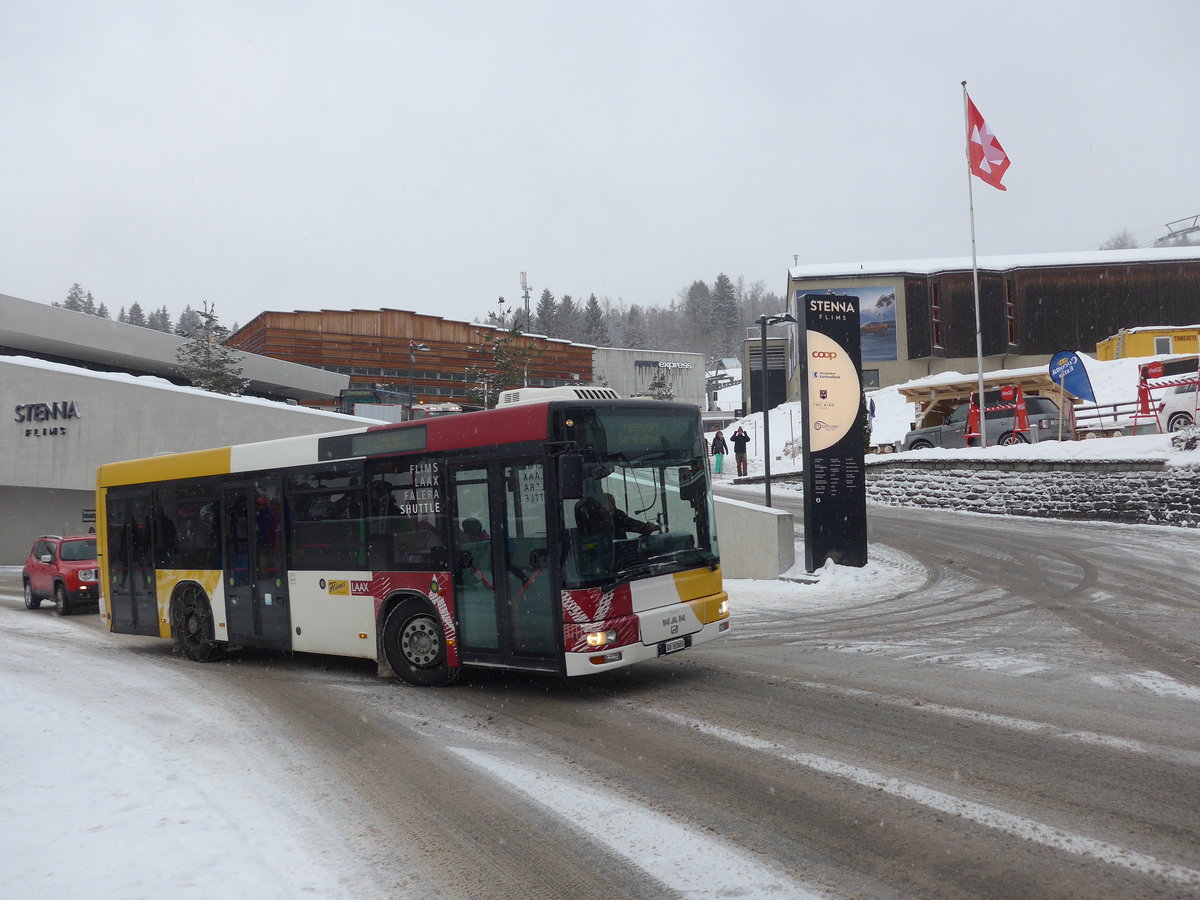 (200'587) - Stuppan, Flims - GR 52'063 - MAN/G�ppel am 2. Januar 2019 in Flims, Bergbahnen
