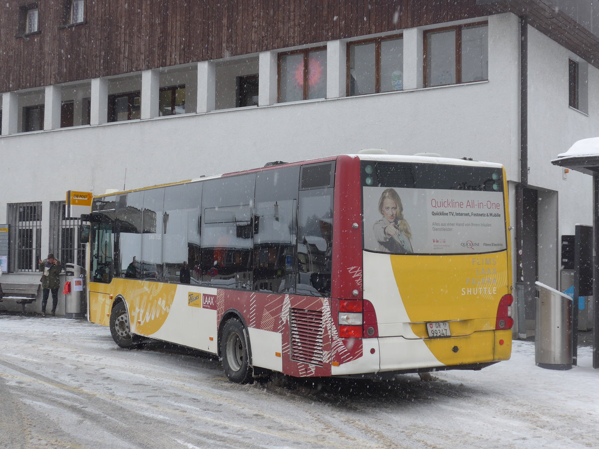 (200'590) - Stuppan, Flims - GR 99'347 - MAN/G�ppel am 2. Januar 2019 in Flims, Post