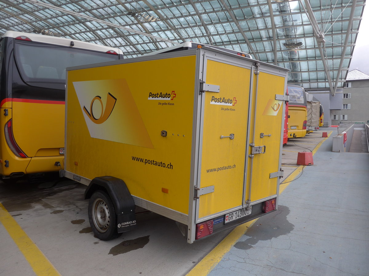 (200'617) - PostAuto Graub�nden - GR 143'001 - Conrad Gep�ckanh�nger am 2. Januar 2019 in Chur, Postautostation