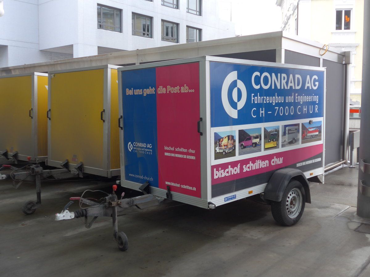 (200'619) - PostAuto Graub�nden - GR 131'299 - Conrad Gep�ckanh�nger am 2. Januar 2019 in Chur, Postautostation