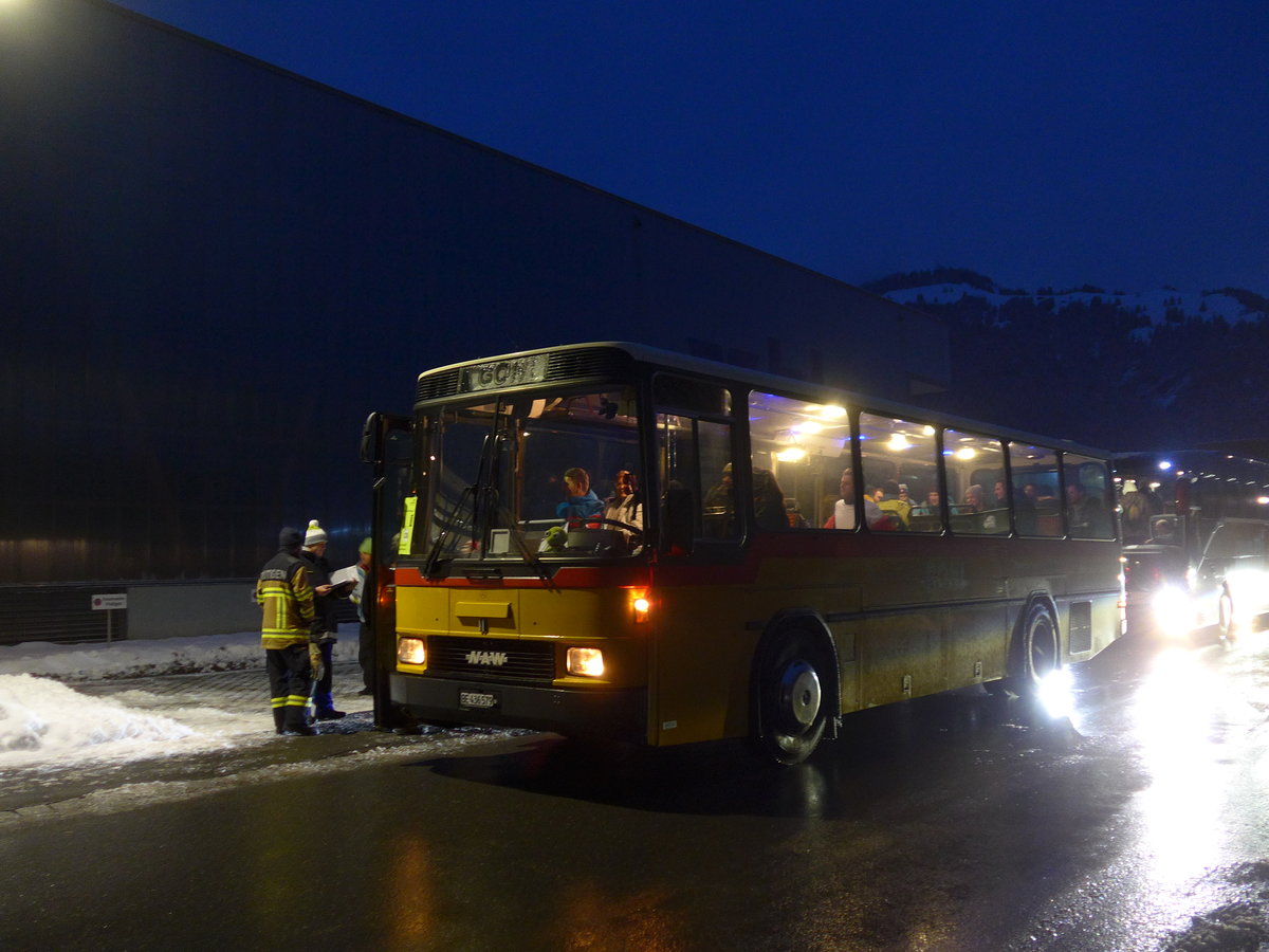 (200'658) - Gohl, Herzogenbuchsee - Nr. 11/BE 436'579 - NAW/Hess (ex Flury, Balm; ex Steiner, Altb�ron Nr. 11) am 12. Januar 2019 beim Bahnhof Frutigen 