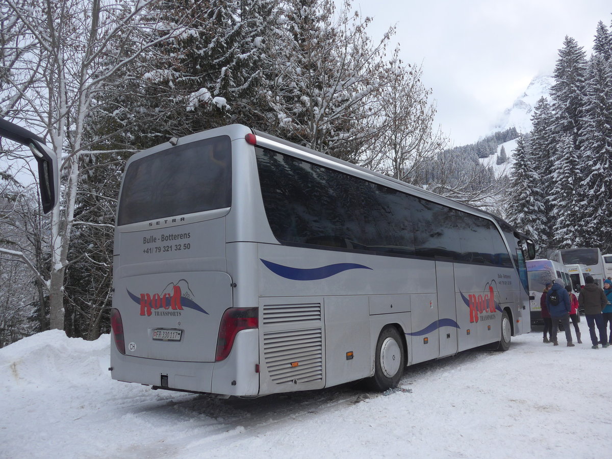 (200'709) - �liane, Botterens - FR 330'117 - Setra am 12. Januar 2019 in Adelboden, ASB
