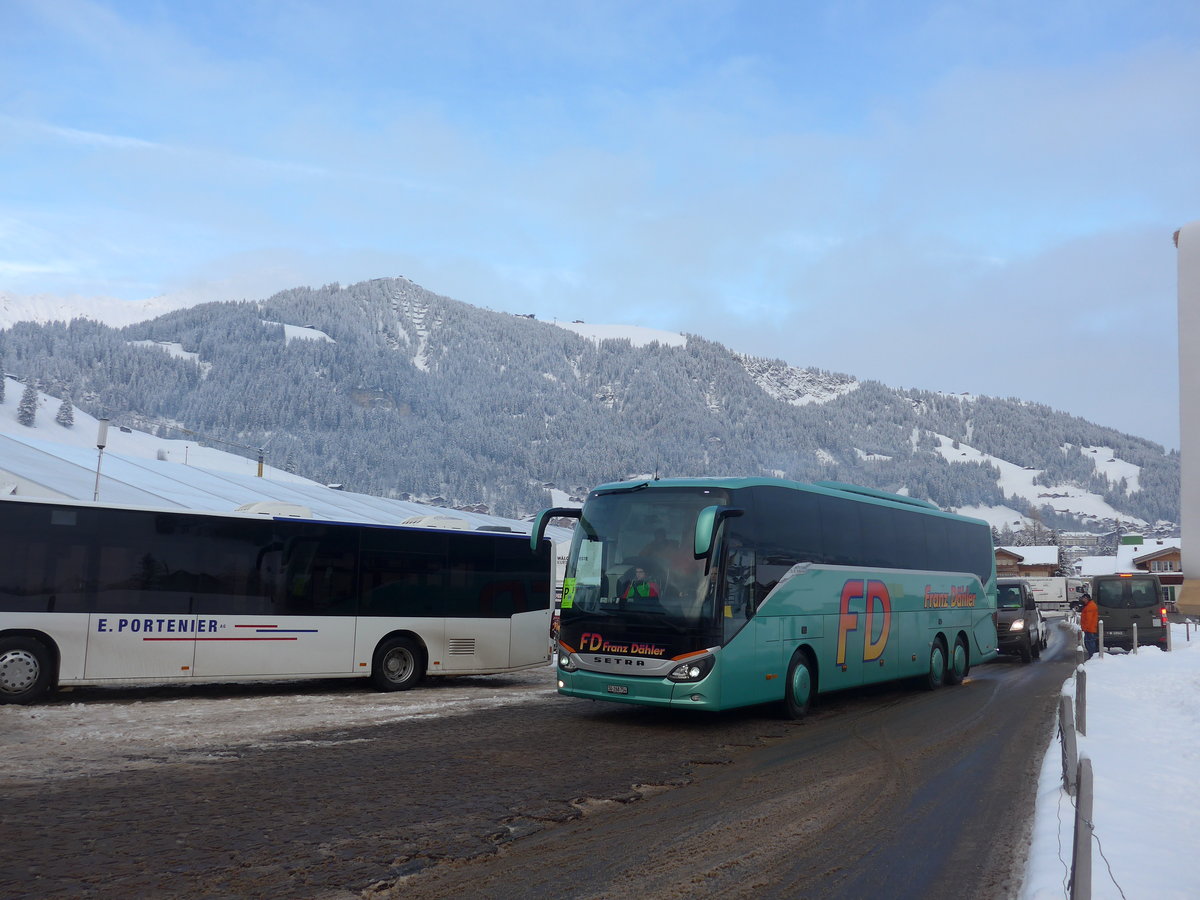 (200'814) - D�hler, Uzwil - Nr. 66/SG 268'754 - Setra am 12. Januar 2019 in Adelboden, Weltcup