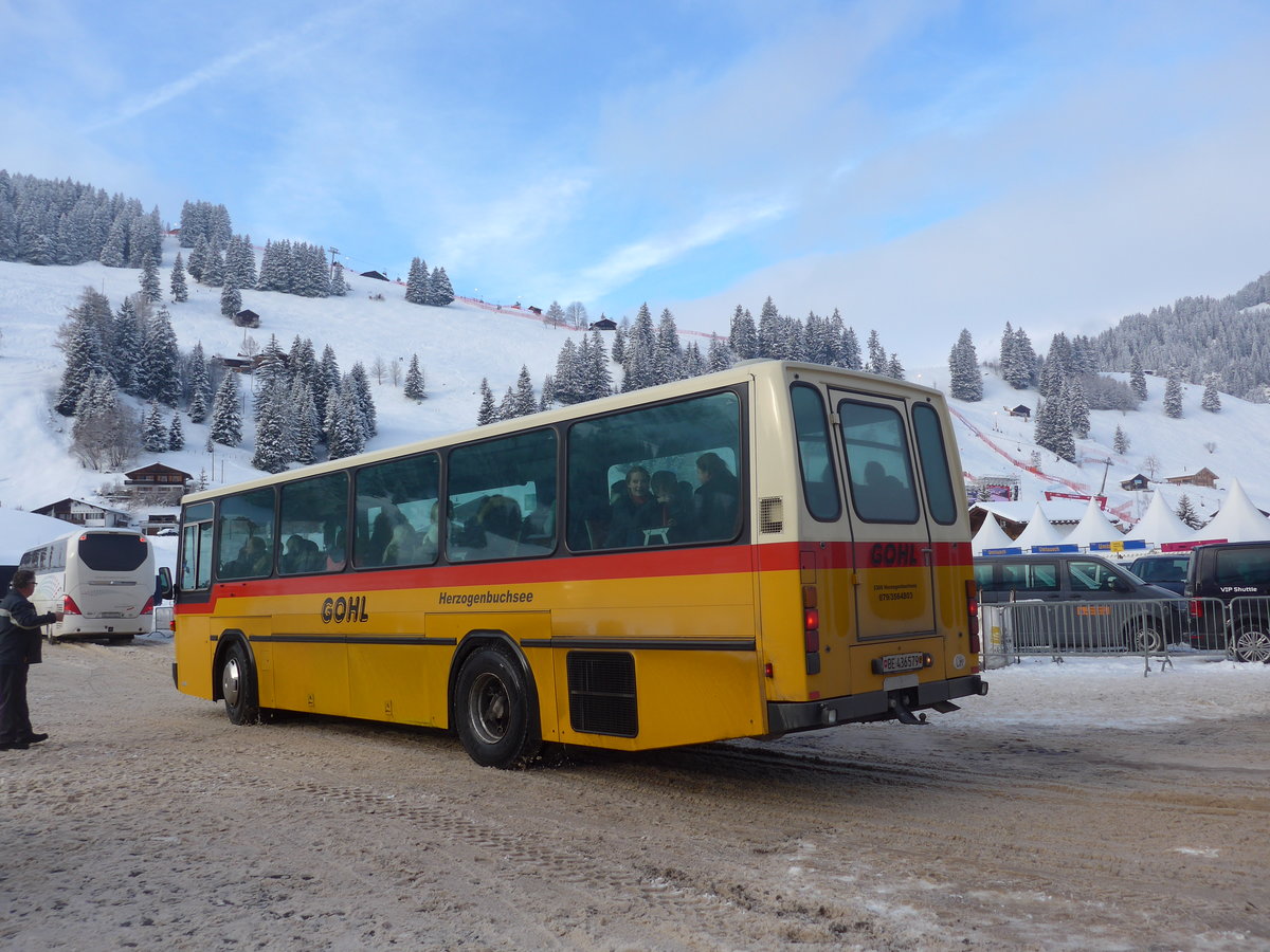 (200'854) - Gohl, Herzogenbuchsee - Nr. 11/BE 436'579 - NAW/Hess (ex Flury, Balm; ex Steiner, Altb�ron Nr. 11) am 12. Januar 2019 in Adelboden, Weltcup