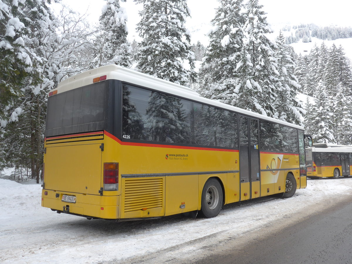(200'942) - Fl�ck, Brienz - Nr. 7/BE 59'424 - Setra am 12. Januar 2019 in Adelboden, Unter dem Birg
