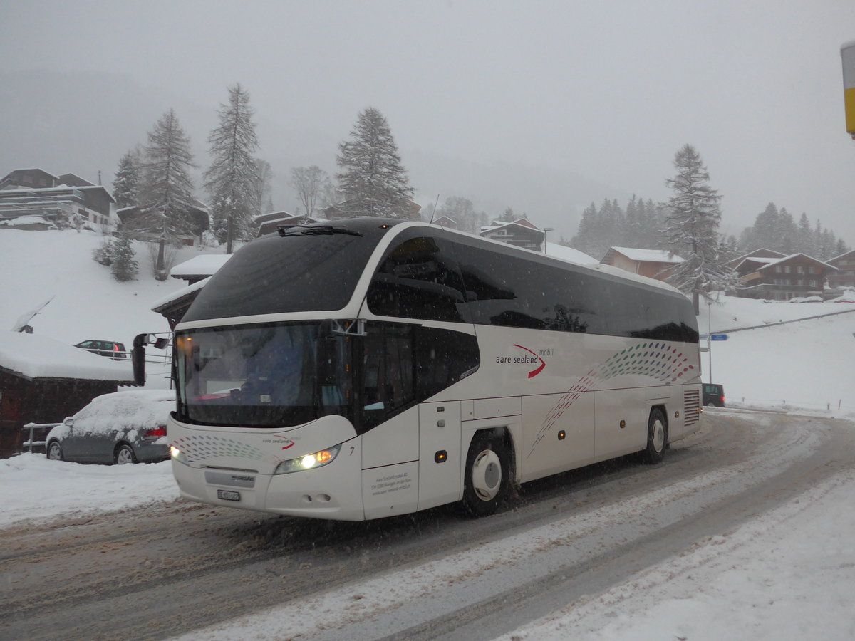 (201'035) - ASm Langenthal - Nr. 7/BE 659'682 - Neoplan am 13. Januar 2019 in Adelboden, Oey