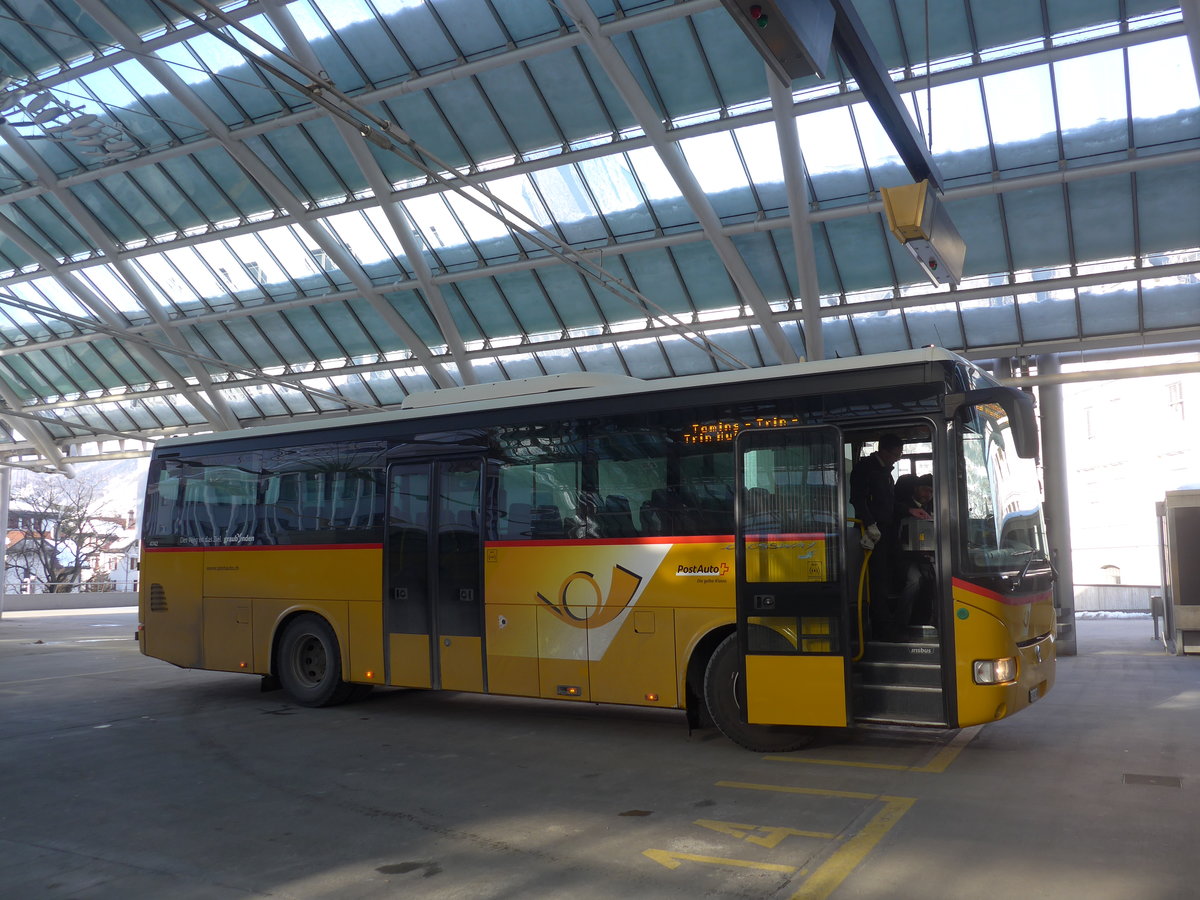 (201'254) - PostAuto Graub�nden - GR 102'380 - Irisbus am 19. Januar 2019 in Chur, Postautostation