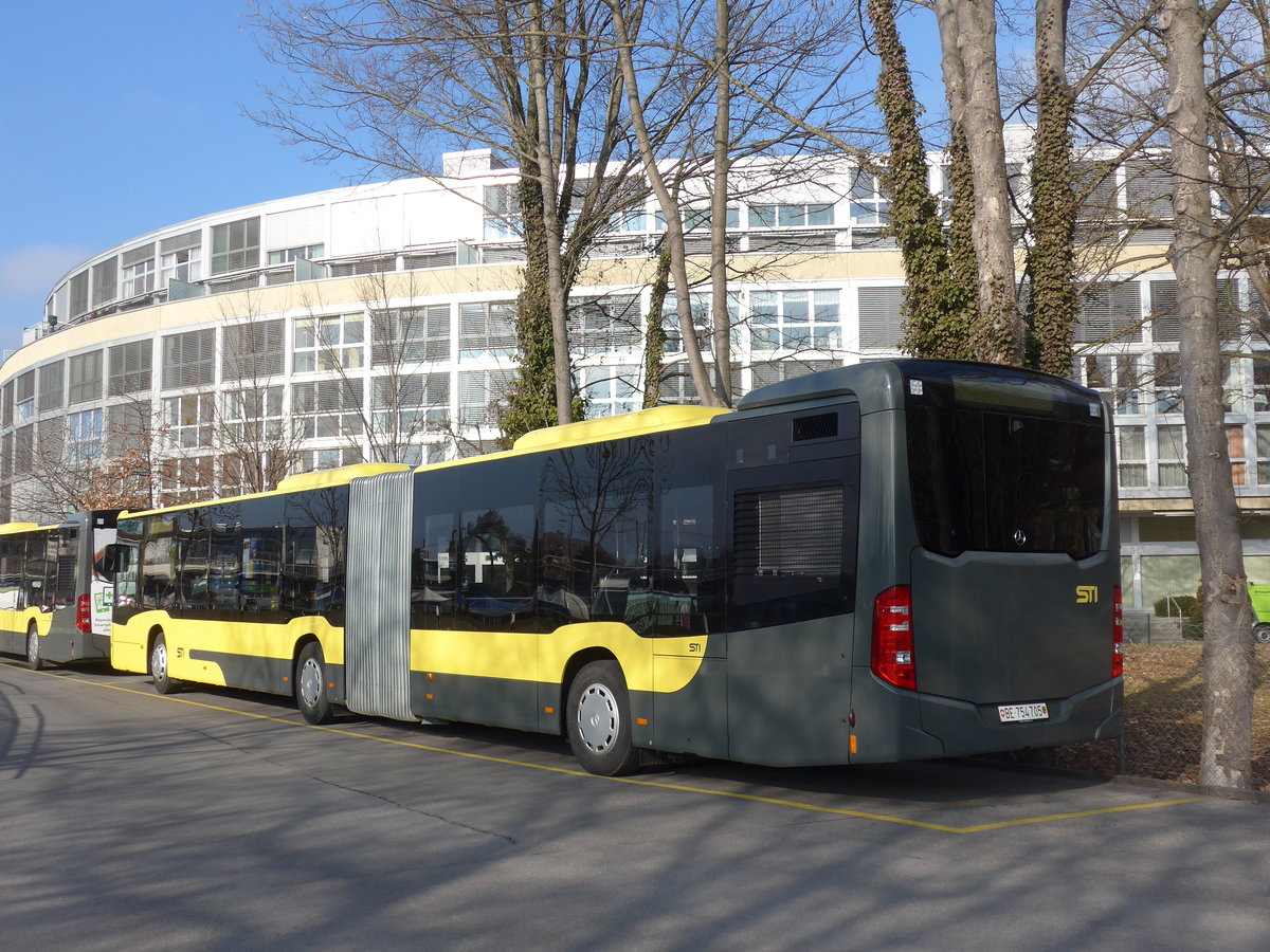 (201'309) - STI Thun - Nr. 705/BE 754'705 - Mercedes am 22. Januar 2019 bei der Schiffl�ndte Thun