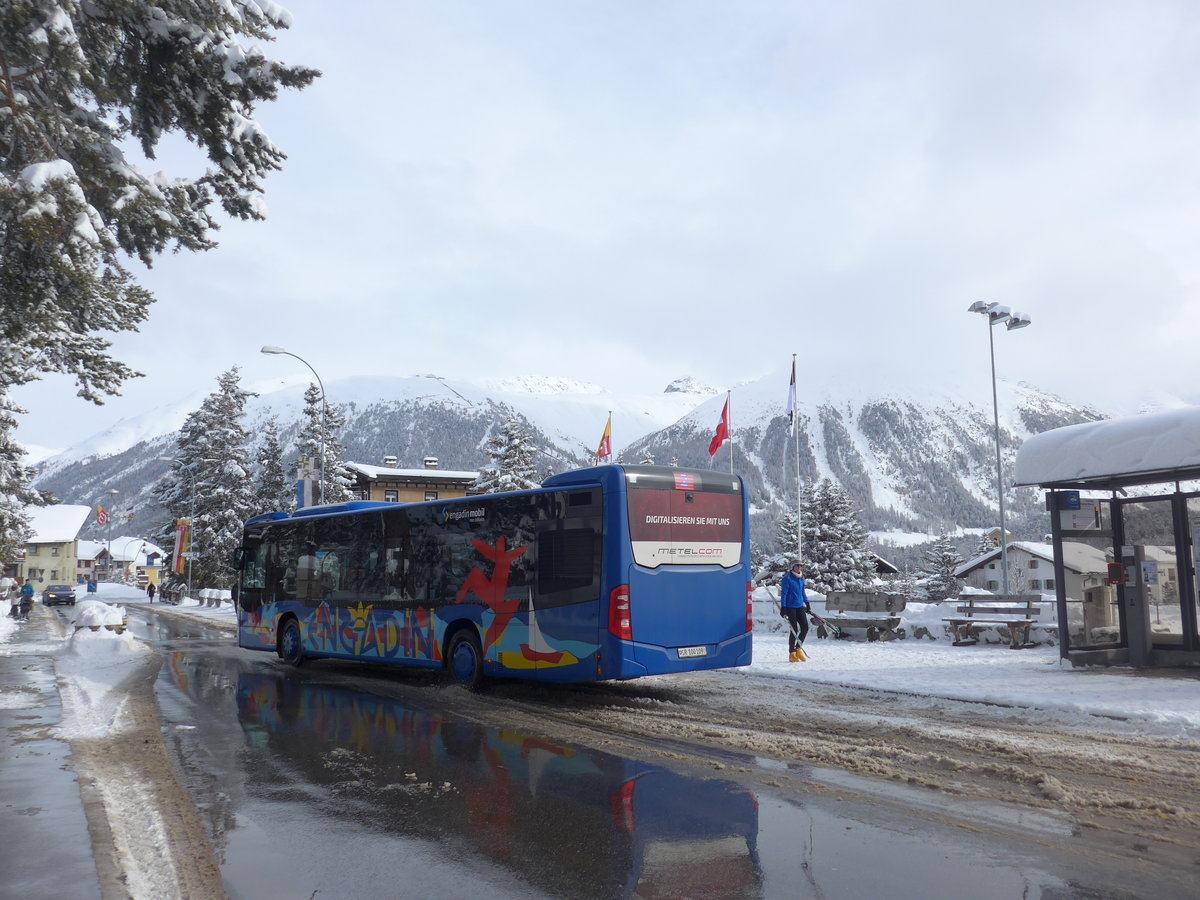 (201'415) - SBC Chur - Nr. 109/GR 100'109 - Mercedes am 2. Februar 2019 in Celerina, Cresta Palace