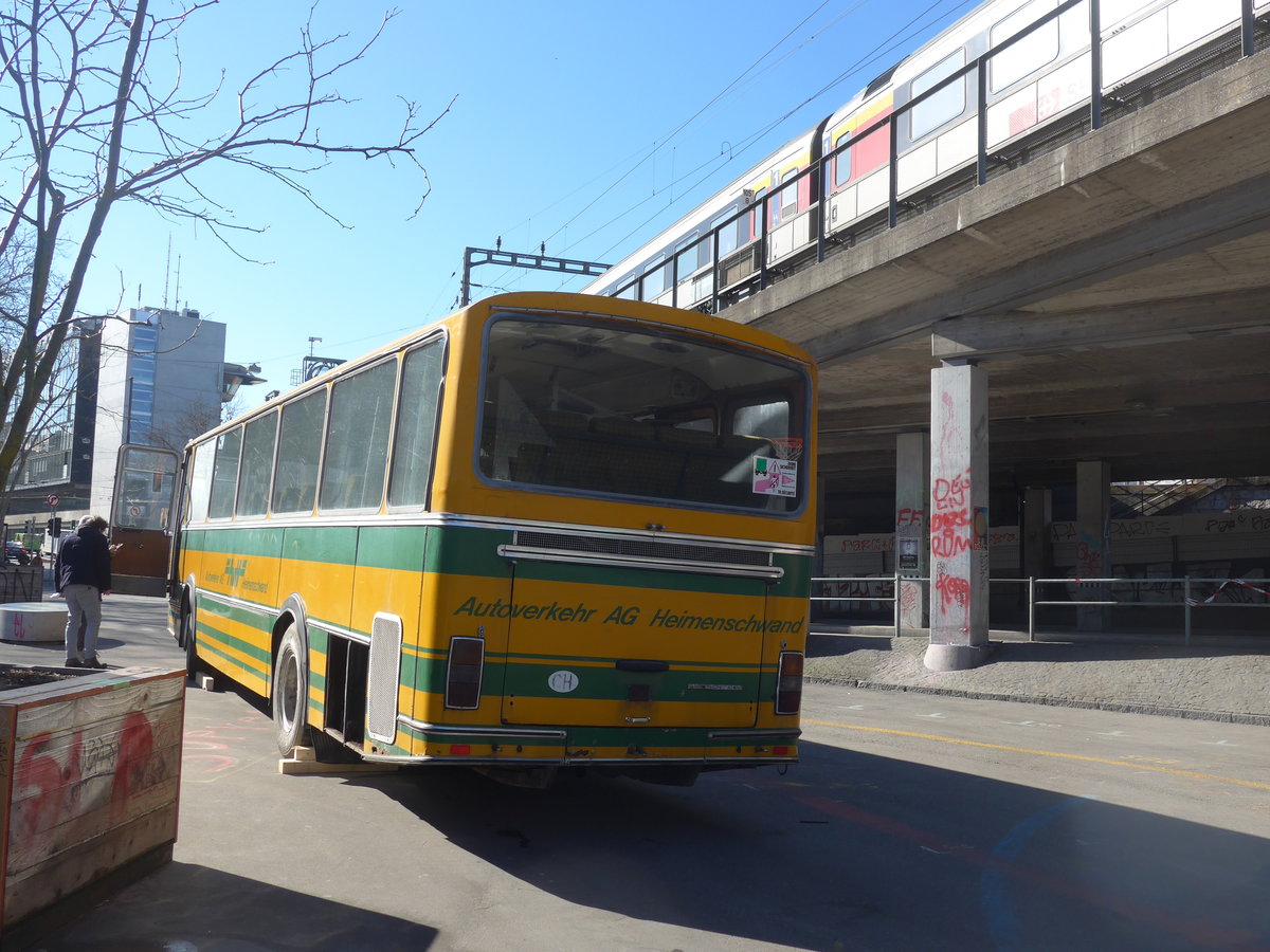 (201'702) - Outlawz, Bern - Nr. 6 - Neoplan (ex Privat in Linden; ex AvH Heimenschwand Nr. 6) am 18. Februar 2019 in Bern, Sch�tzenmatte