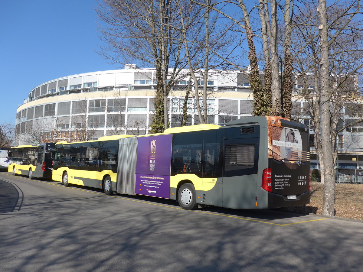 (201'791) - STI Thun - Nr. 165/BE 752'165 - Mercedes am 25. Februar 2019 bei der Schiffl�ndte Thun