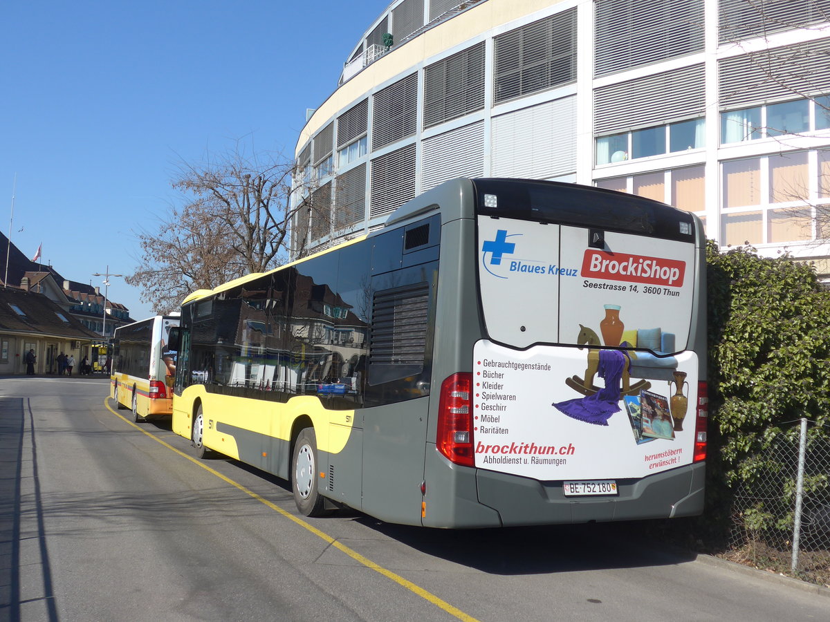 (201'792) - STI Thun - Nr. 180/BE 752'180 - Mercedes am 25. Februar 2019 bei der Schiffl�ndte Thun
