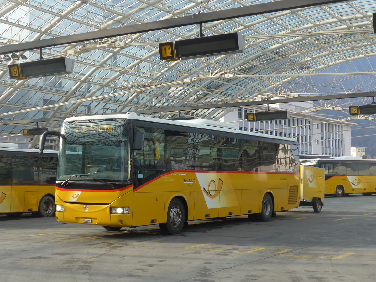 (201'817) - PostAuto Graub�nden - GR 106'551 - Irisbus am 2. M�rz 2019 in Chur, Postautostation