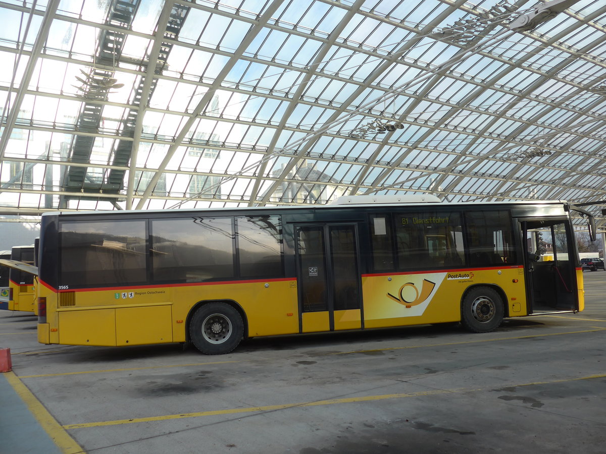 (201'825) - PostAuto Graub�nden (Casutt) - GR 176'375 - Volvo (ex PostAuto Ostschweiz) am 2. M�rz 2019 in Chur, Postautostation