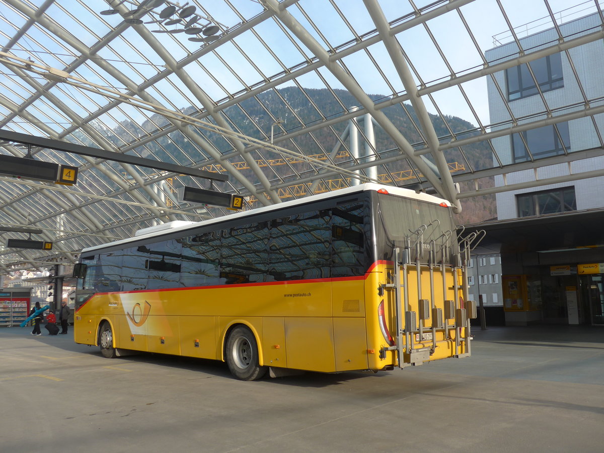 (201'866) - PostAuto Bern - BE 485'297 - Iveco am 2. M�rz 2019 in Chur, Postautostation