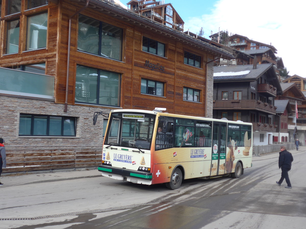(201'878) - OBZ Zermatt - Nr. 8/VS 143'406 - Stimbo am 3. M�rz 2019 in Zermatt, Matterhorn glacier paradise