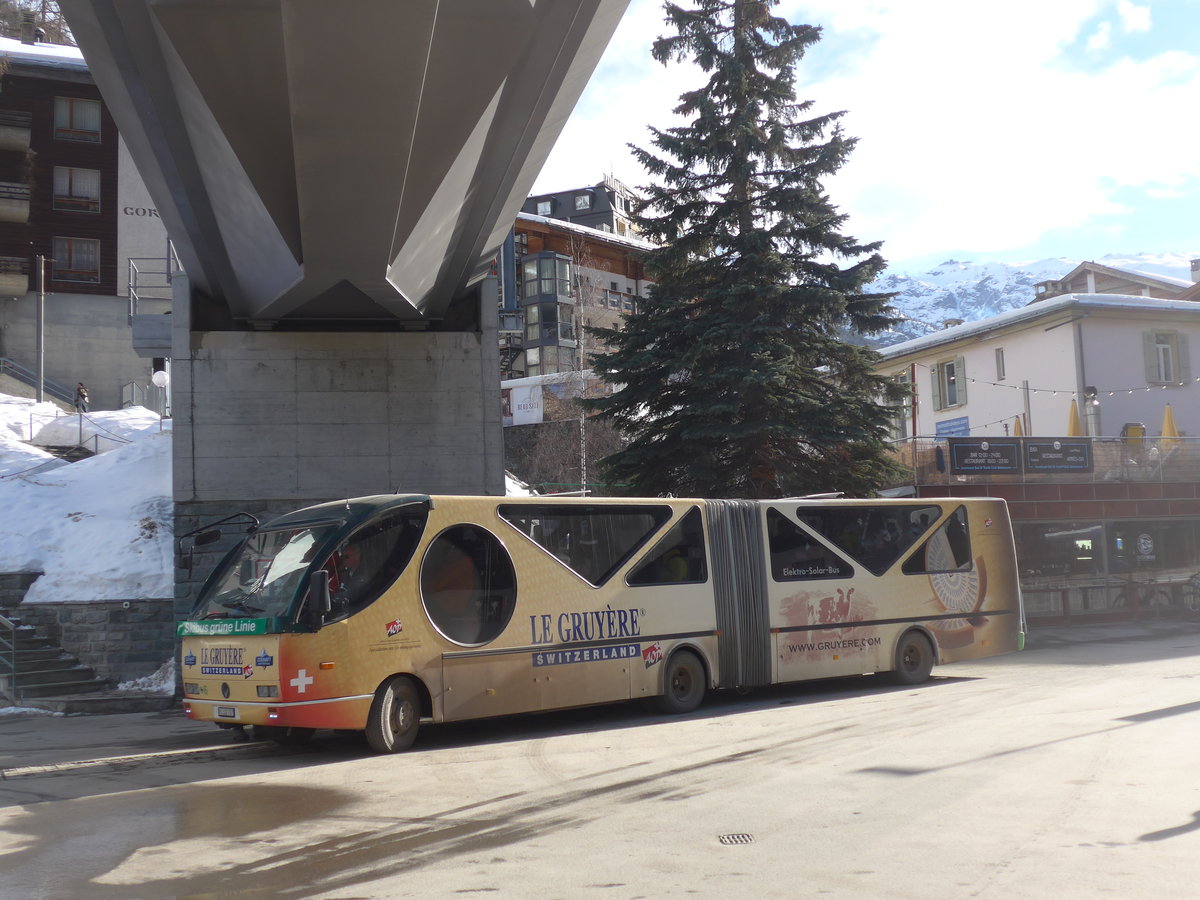 (201'893) - OBZ Zermatt - Nr. 6/VS 322'707 - Vetter (ex Sturm, D-Daaden; ex Dekra-Akademie, D-Stuttgart) am 3. M�rz 2019 in Zermatt, Getwing Br�cke