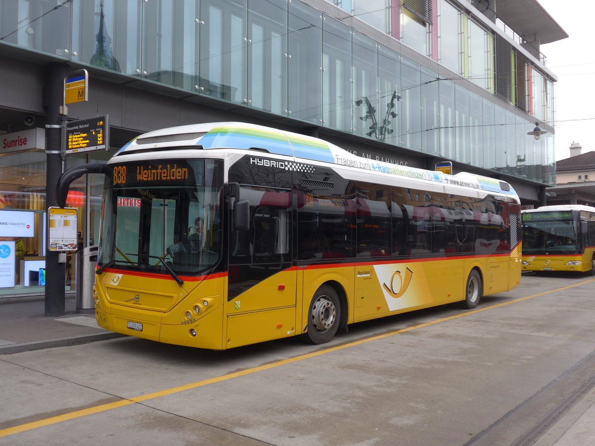 (201'949) - PostAuto Ostschweiz - TG 209'422 - Volvo am 4. M�rz 2019 beim Bahnhof Frauenfeld