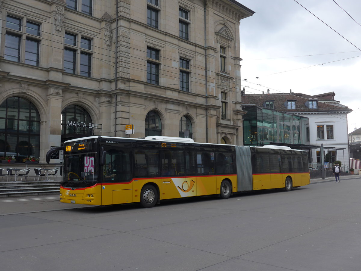 (201'999) - Moser, Flaach - Nr. 360/ZH 249'431 - MAN am 4. M�rz 2019 beim Hauptbahnhof Winterthur