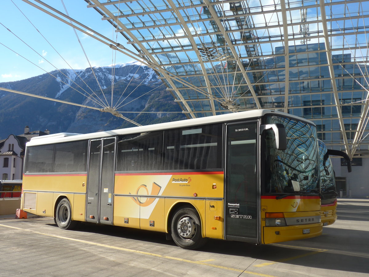(202'137) - PostAuto Graub�nden (Thepra 10) - GR 178'949 - Setra am 10. M�rz 2019 in Chur, Postautostation