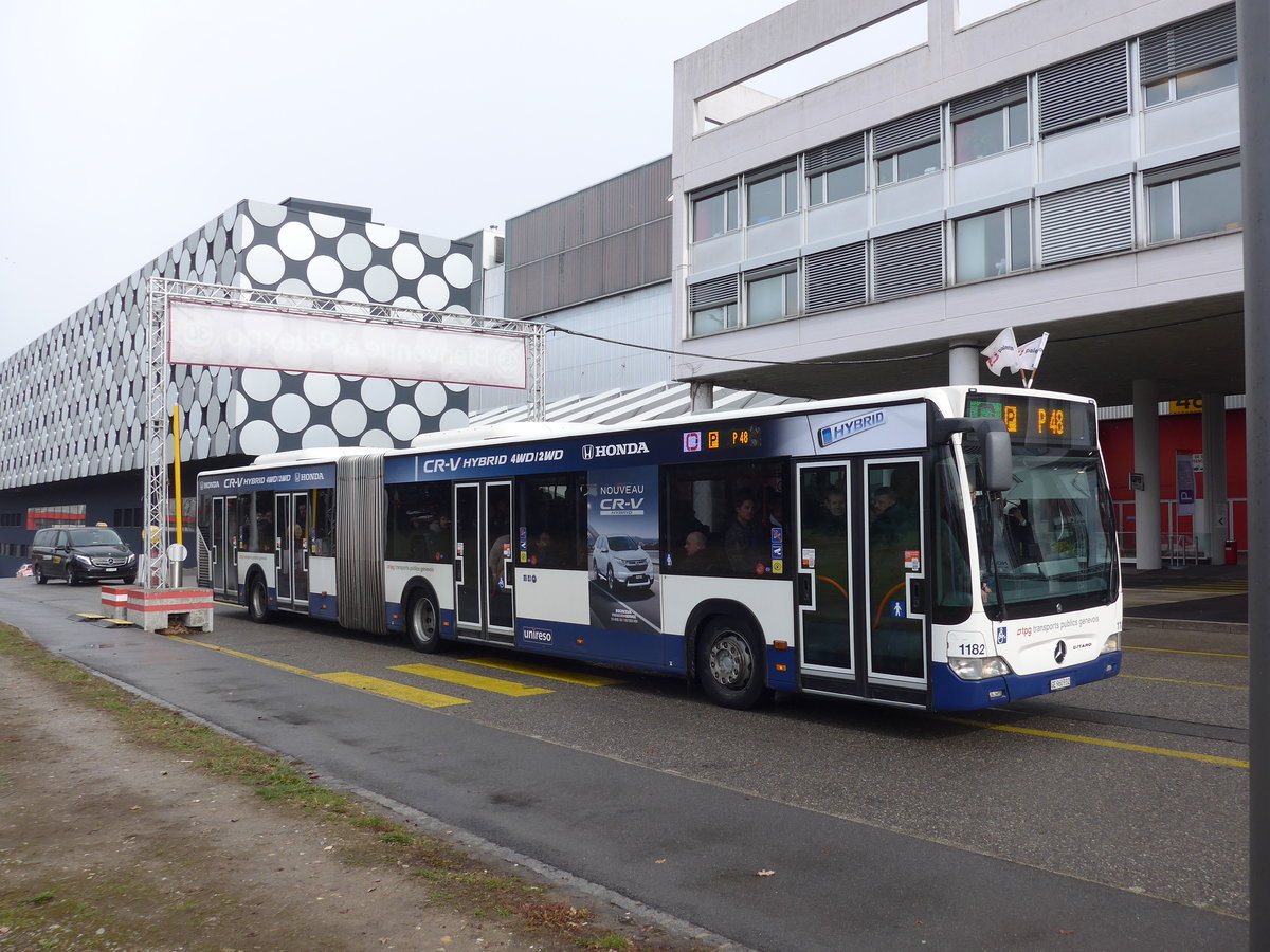 (202'153) - TPG Gen�ve - Nr. 1182/GE 960'932 - Mercedes am 11. M�rz 2019 in Gen�ve, Palexpo