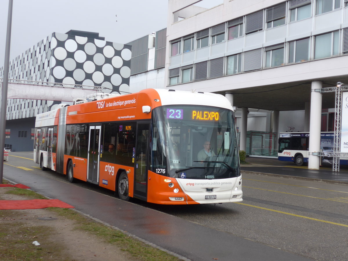 (202'173) - TPG Gen�ve - Nr. 1276/GE 961'717 - Hess/Hess TOSA am 11. M�rz 2019 in Gen�ve, Palexpo