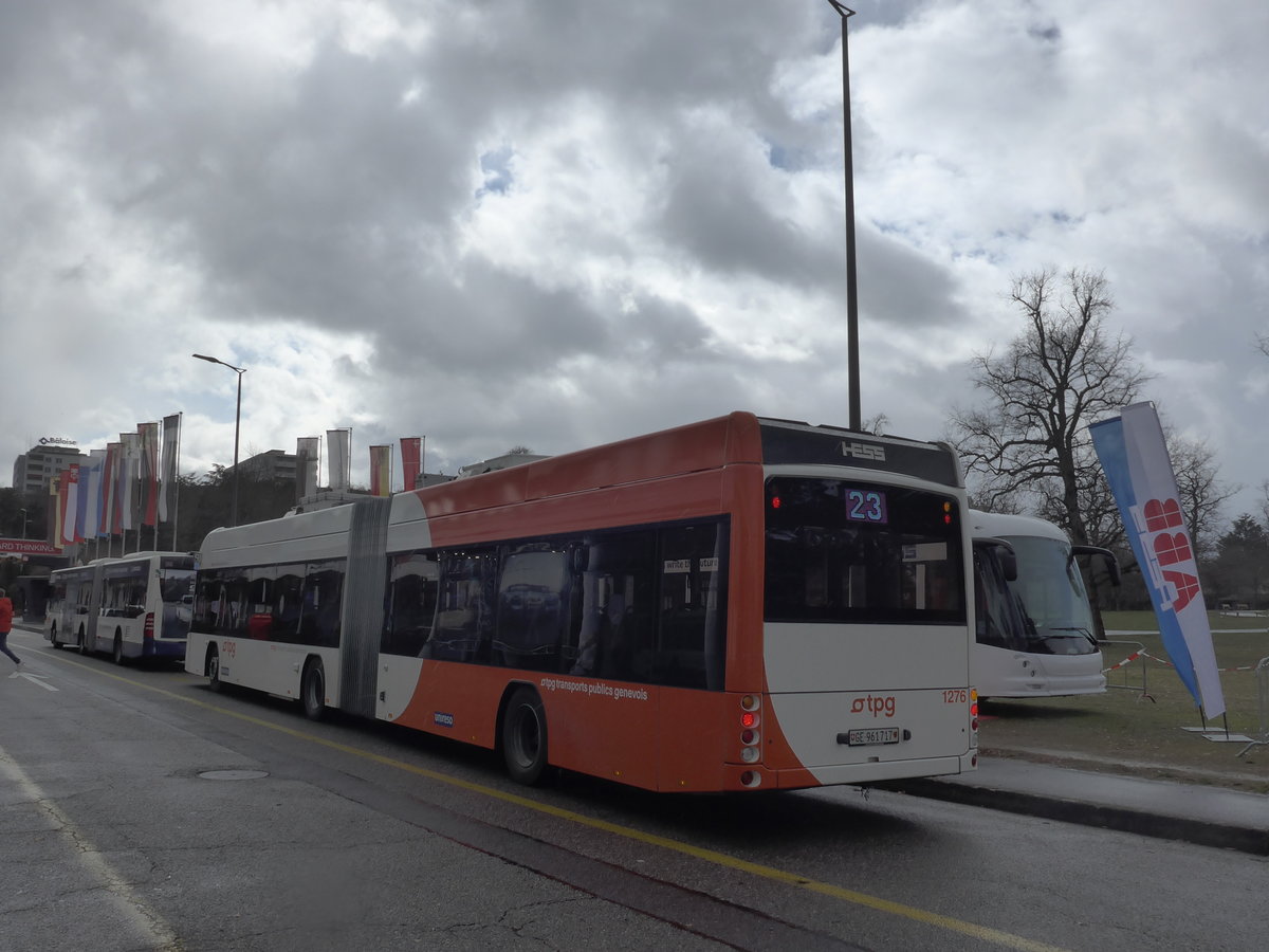 (202'174) - TPG Gen�ve - Nr. 1276/GE 961'717 - Hess/Hess TOSA am 11. M�rz 2019 in Gen�ve, Palexpo