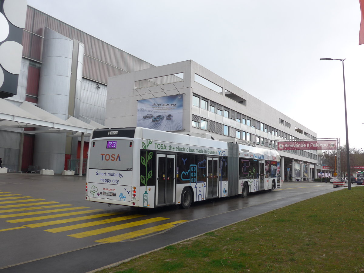 (202'190) - TPG Gen�ve - Nr. 1272/GE 961'713 - Hess/Hess TOSA am 11. M�rz 2019 in Gen�ve, Palexpo