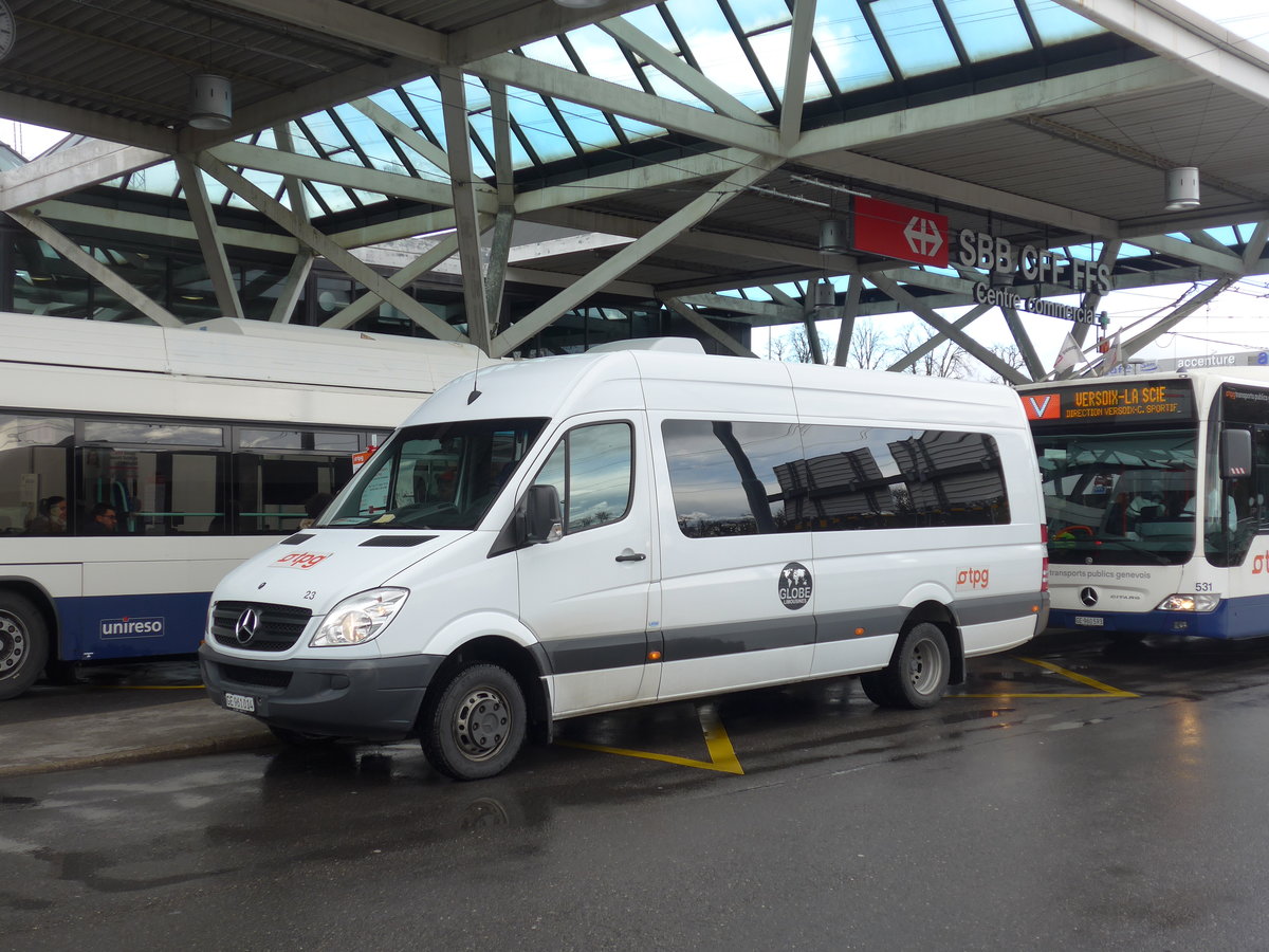 (202'262) - Globe-Limo, Gen�ve - Nr. 23/GE 961'014 - Mercedes am 11. M�rz 2019 in Gen�ve, A�roport