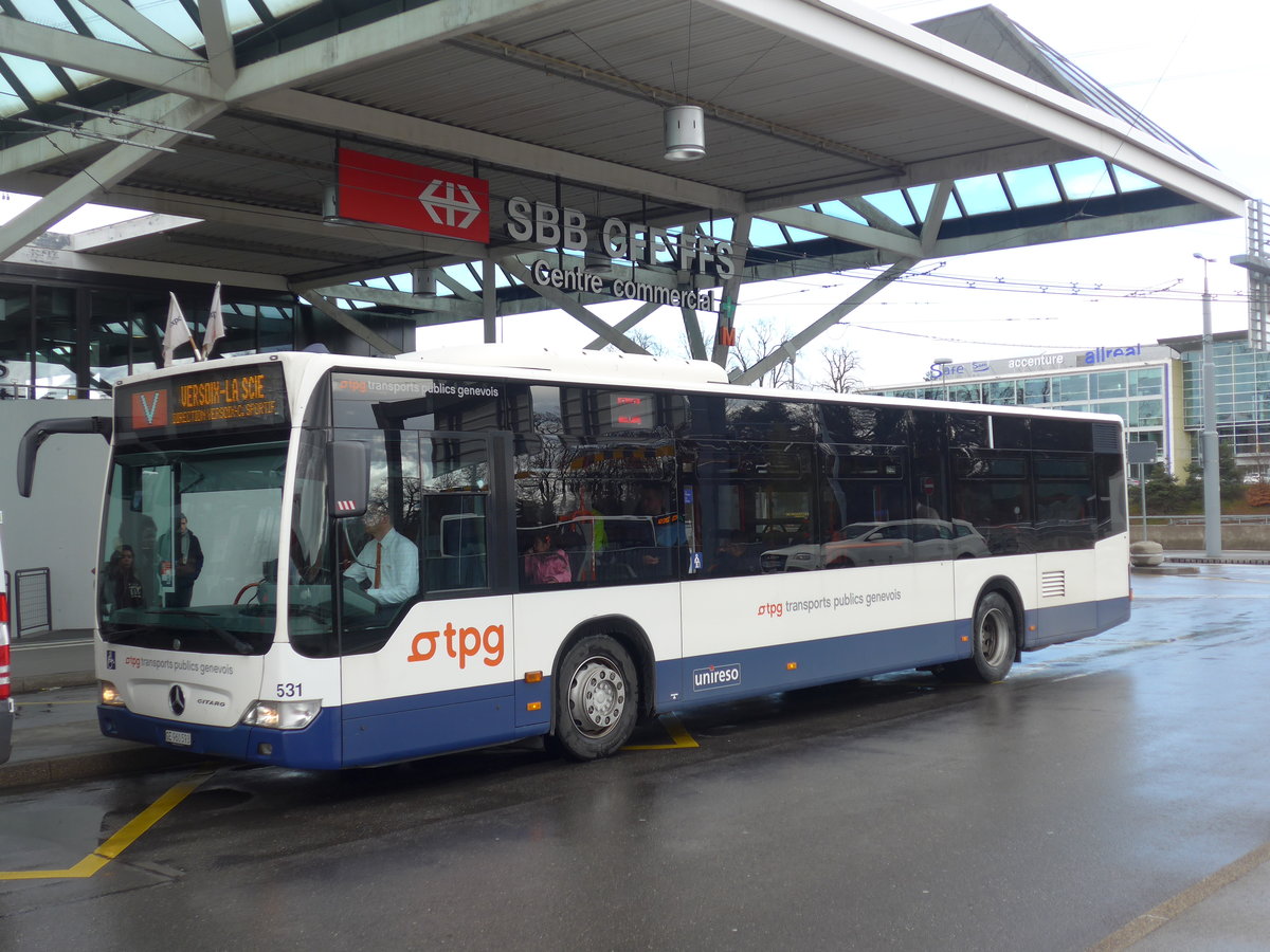 (202'263) - TPG Gen�ve - Nr. 531/GE 960'593 - Mercedes am 11. M�rz 2019 in Gen�ve, A�roport