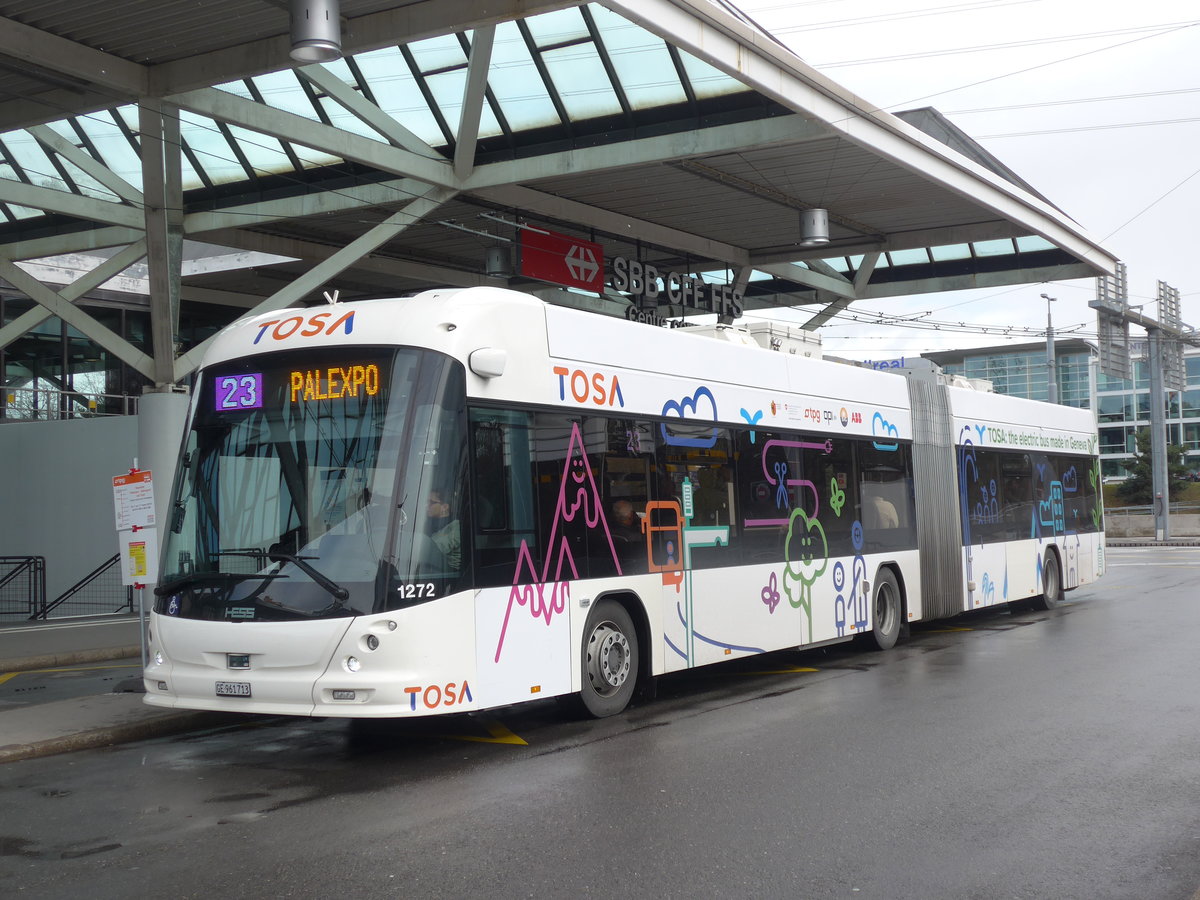 (202'275) - TPG Gen�ve - Nr. 1272/GE 961'713 - Hess/Hess TOSA am 11. M�rz 2019 in Gen�ve, A�roport