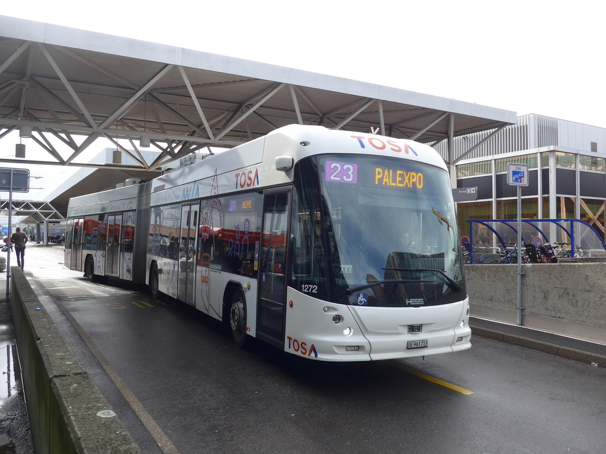 (202'276) - TPG Gen�ve - Nr. 1272/GE 961'713 - Hess/Hess TOSA am 11. M�rz 2019 in Gen�ve, A�roport