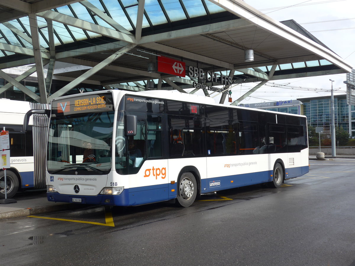 (202'282) - TPG Gen�ve - Nr. 518/GE 960'580 - Mercedes am 11. M�rz 2019 in Gen�ve, A�roport